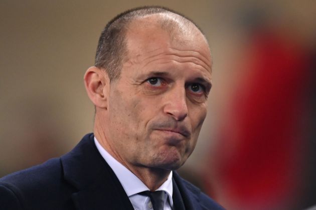 VERONA, ITALY - FEBRUARY 17: Head Coach Massimiliano Allegri of Juventus during the Serie A TIM match between Hellas Verona FC and Juventus - Serie A TIM at Stadio Marcantonio Bentegodi on February 17, 2024 in Verona, Italy. (Photo by Alessandro Sabattini/Getty Images)