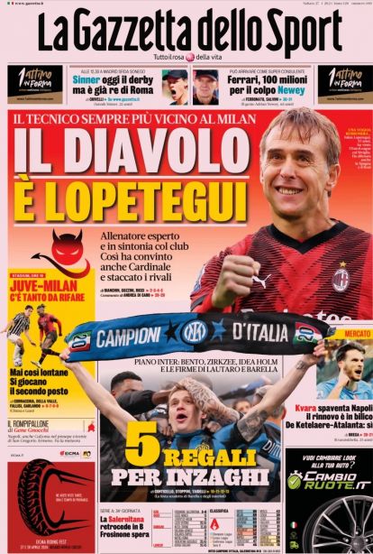 La Gazzetta dello Sport, April 27