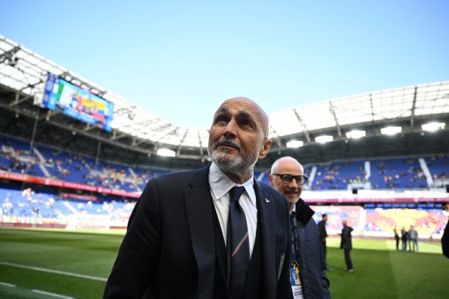 HARRISON, NEW JERSEY - MARCH 24: Head coach of Italy Luciano Spalletti attends before the International Friendly match between Ecuador and Italy at Red Bull Arena on March 24, 2024 in Harrison, New Jersey. (Photo by Claudio Villa/Getty Images)