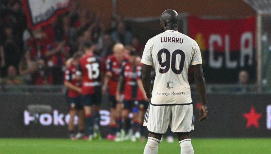 Romelu Lukaku Genoa Roma sad